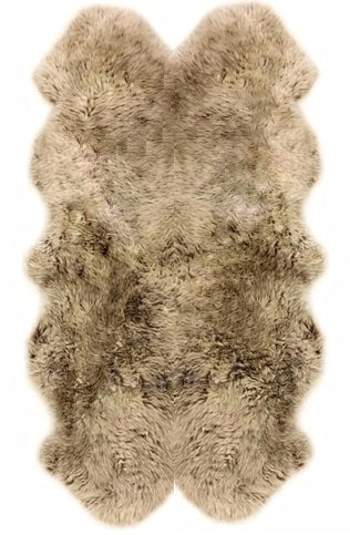 Genuine Australian Merino Sheepskin Floor Area Rug - Cappuccino