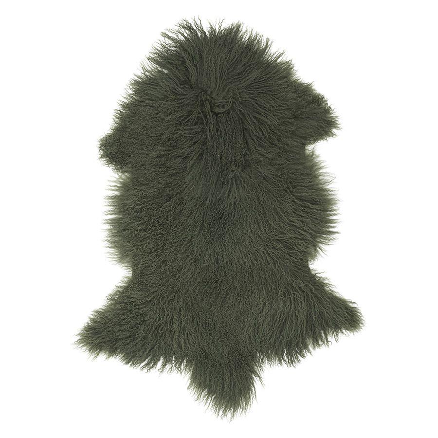 Real Tibetan Fur Mongolian Sheepskin Throw Rug***17 COLOURS***