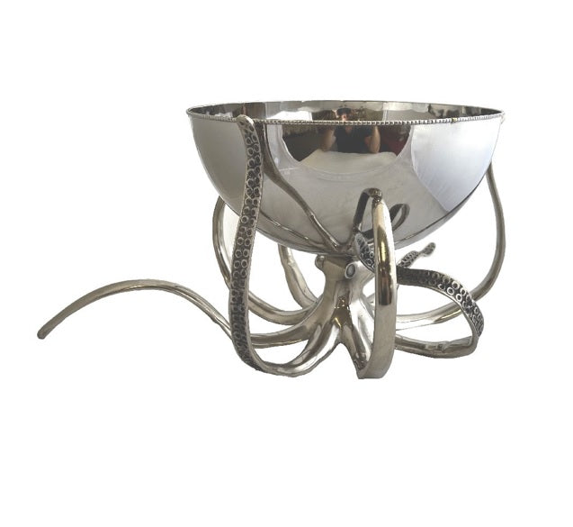 Champagne Bucket Wine Cooler on Octopus Pedestal