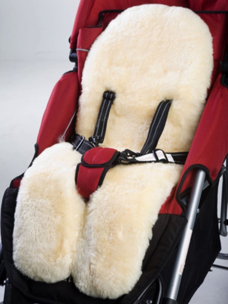 Genuine Australian Shorn Sheepskin Lambskin Stroller Liner (2 colours)