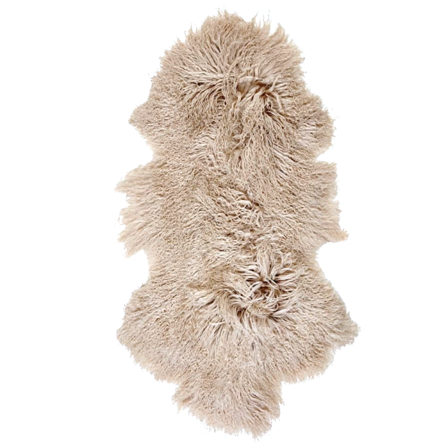 Real Tibetan Fur Mongolian Sheepskin Throw Rug***17 COLOURS***