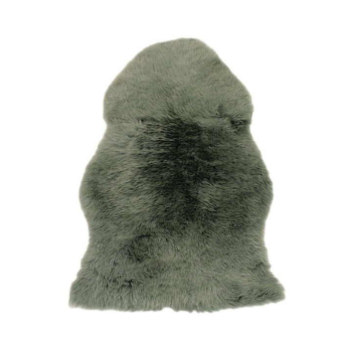 Genuine Australian Merino Sheepskin Floor Area Rug - Moss Green