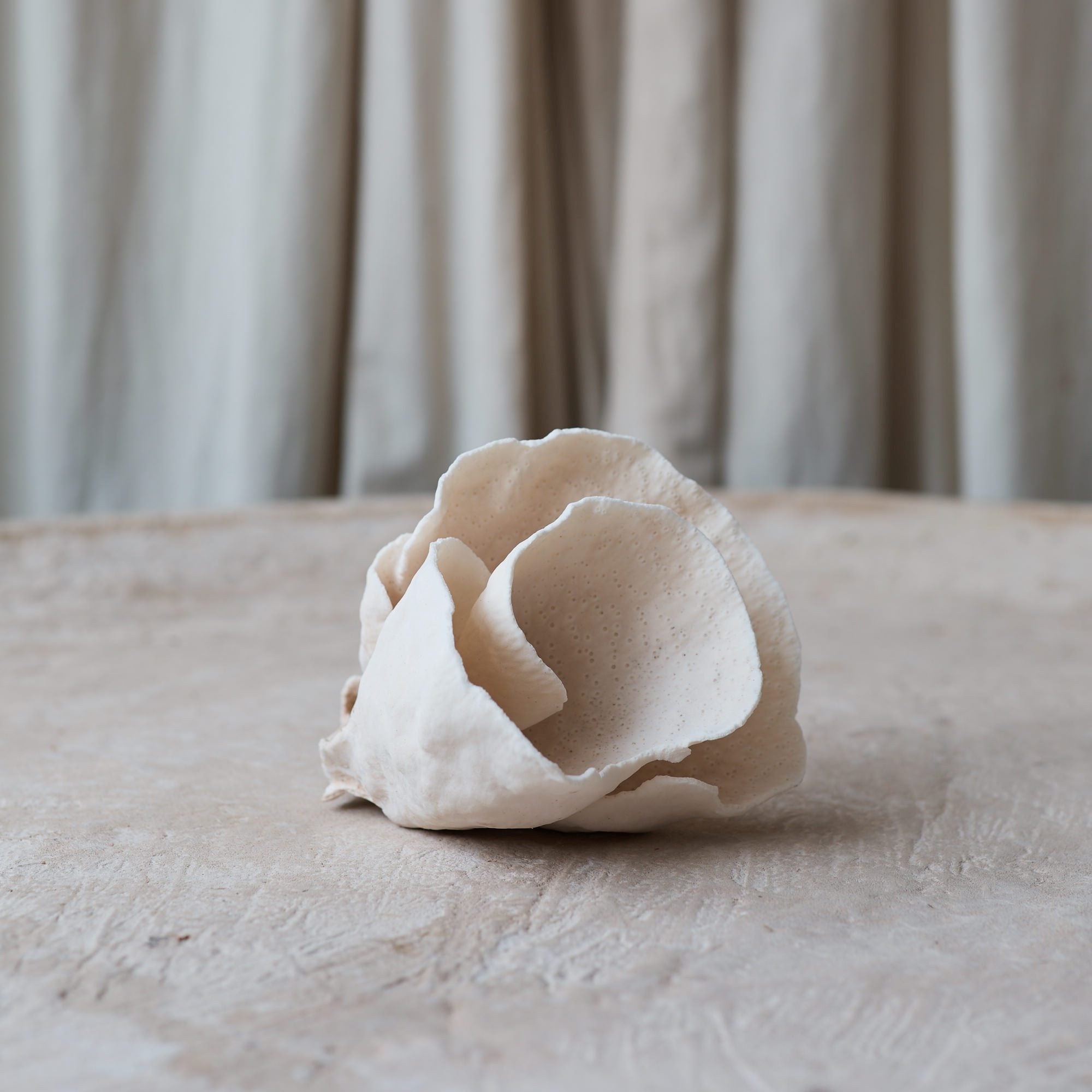 Real Turban Vase Coral **HIRE ONLY***