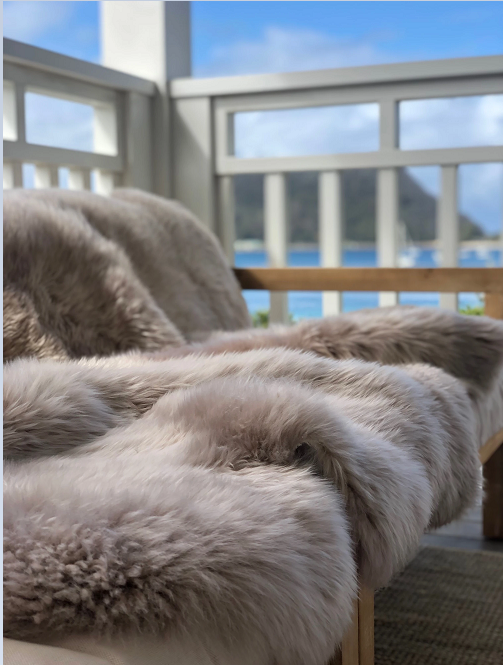 Genuine Australian Merino Sheepskin Floor Area Rug - Camel