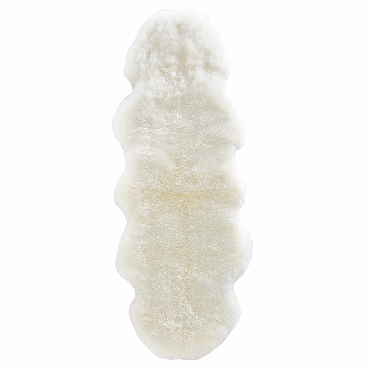 Genuine Australian Merino Sheepskin Throw Rug - Ivory