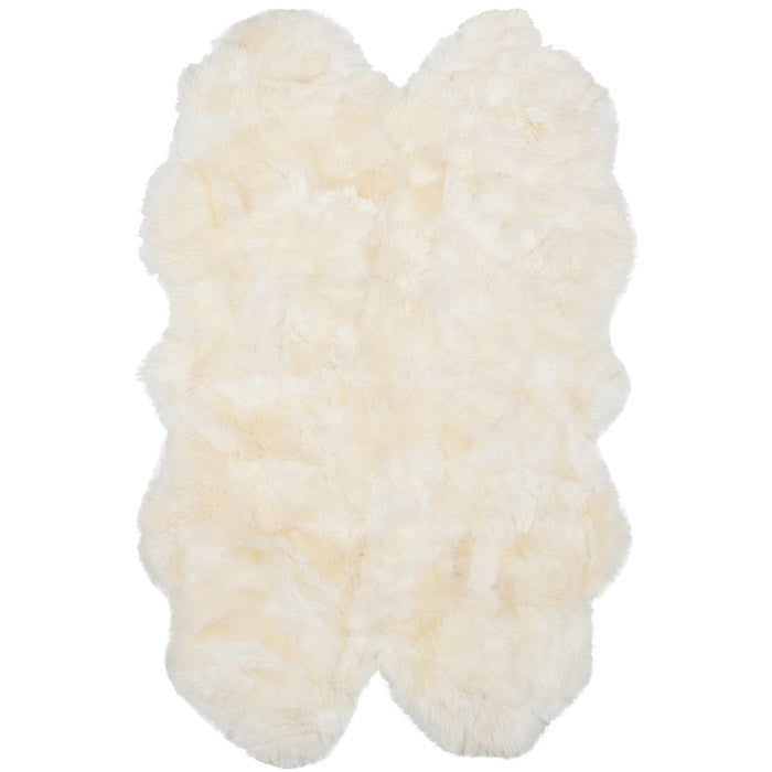 Genuine Australian Merino Sheepskin Floor Area Rug - Ivory