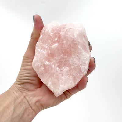 Rose Quartz Crystal Rough Cut Medium
