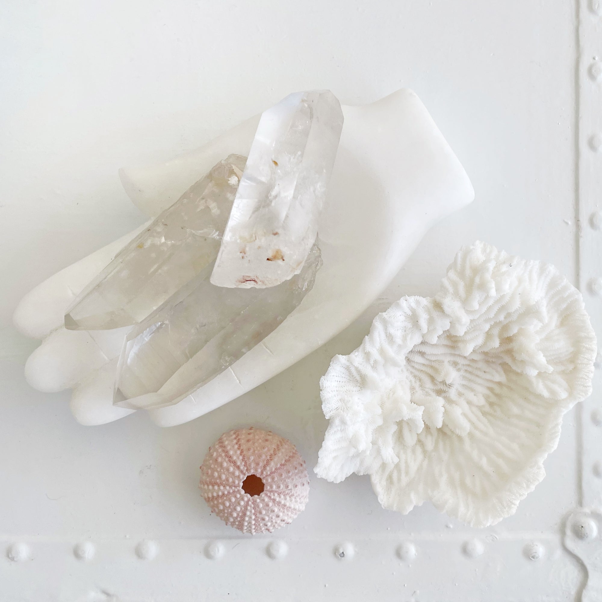 Lemurian Clear Quartz Seed Crystal Twin Soul Rough Point Crystals