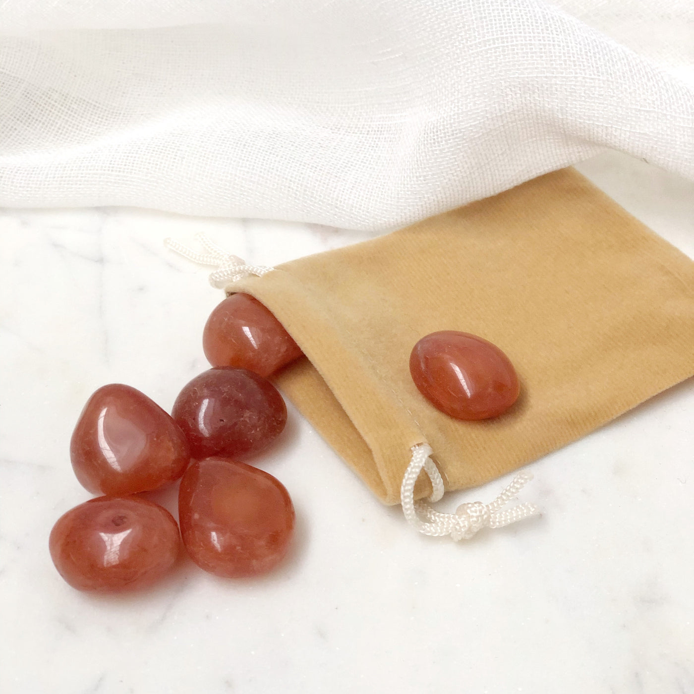 Carnelian (Indian) Tumble Stone
