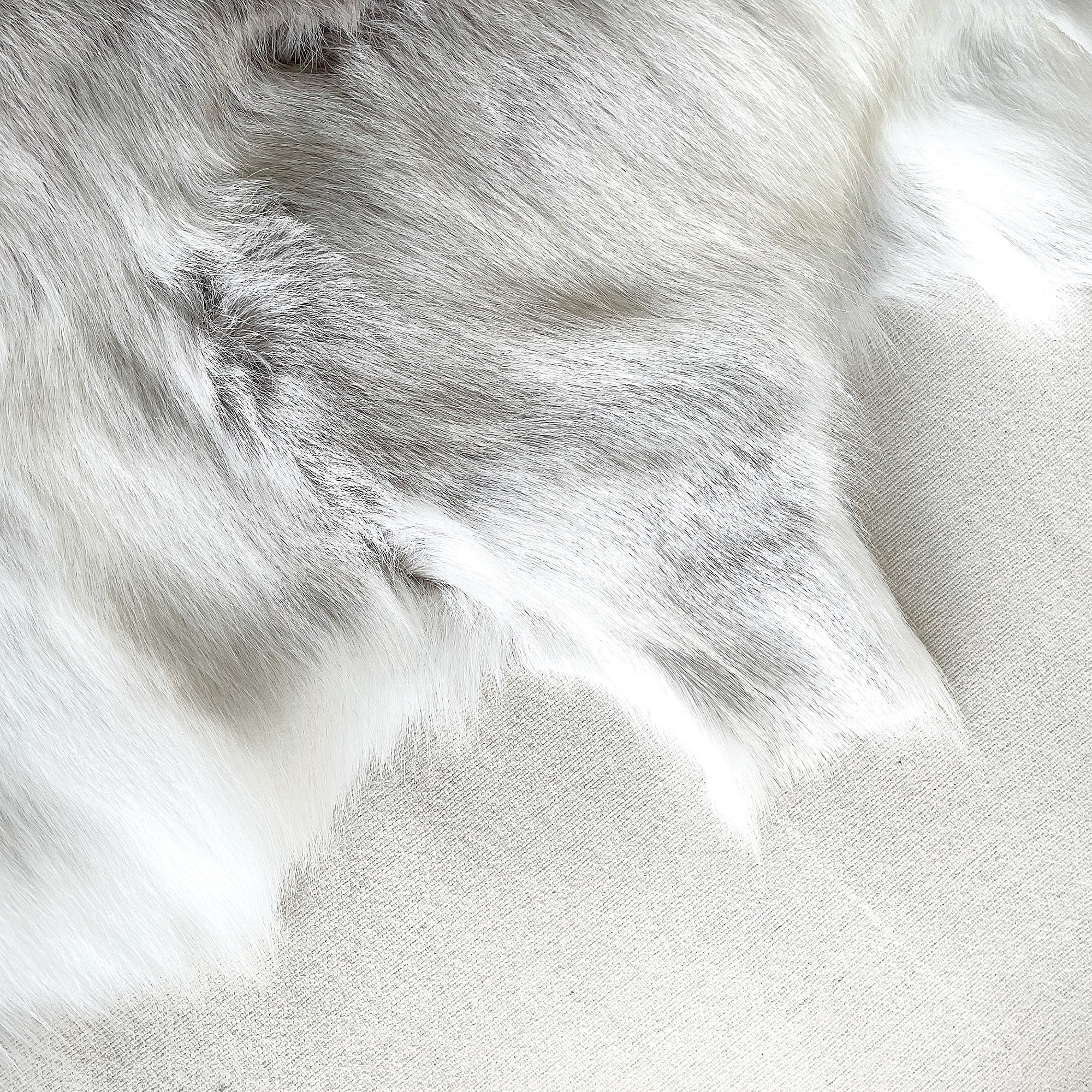 Reindeer Throw Blanket Rug - Natural Light