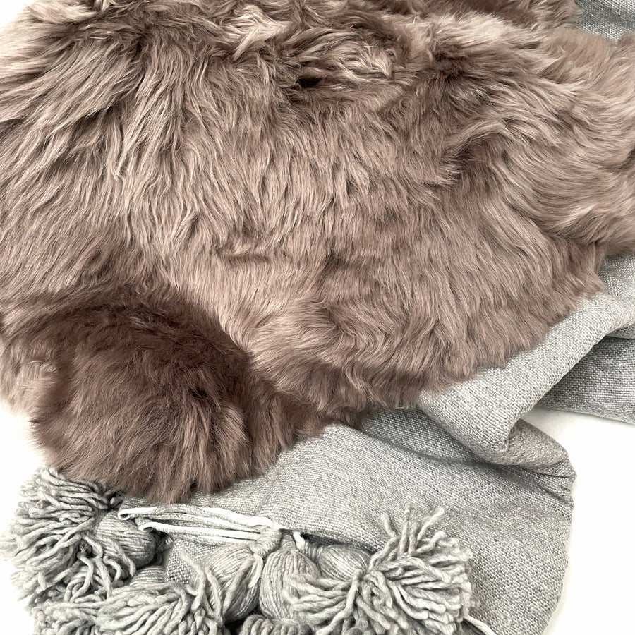 Genuine Australian Merino Sheepskin Rug - Fox Grey
