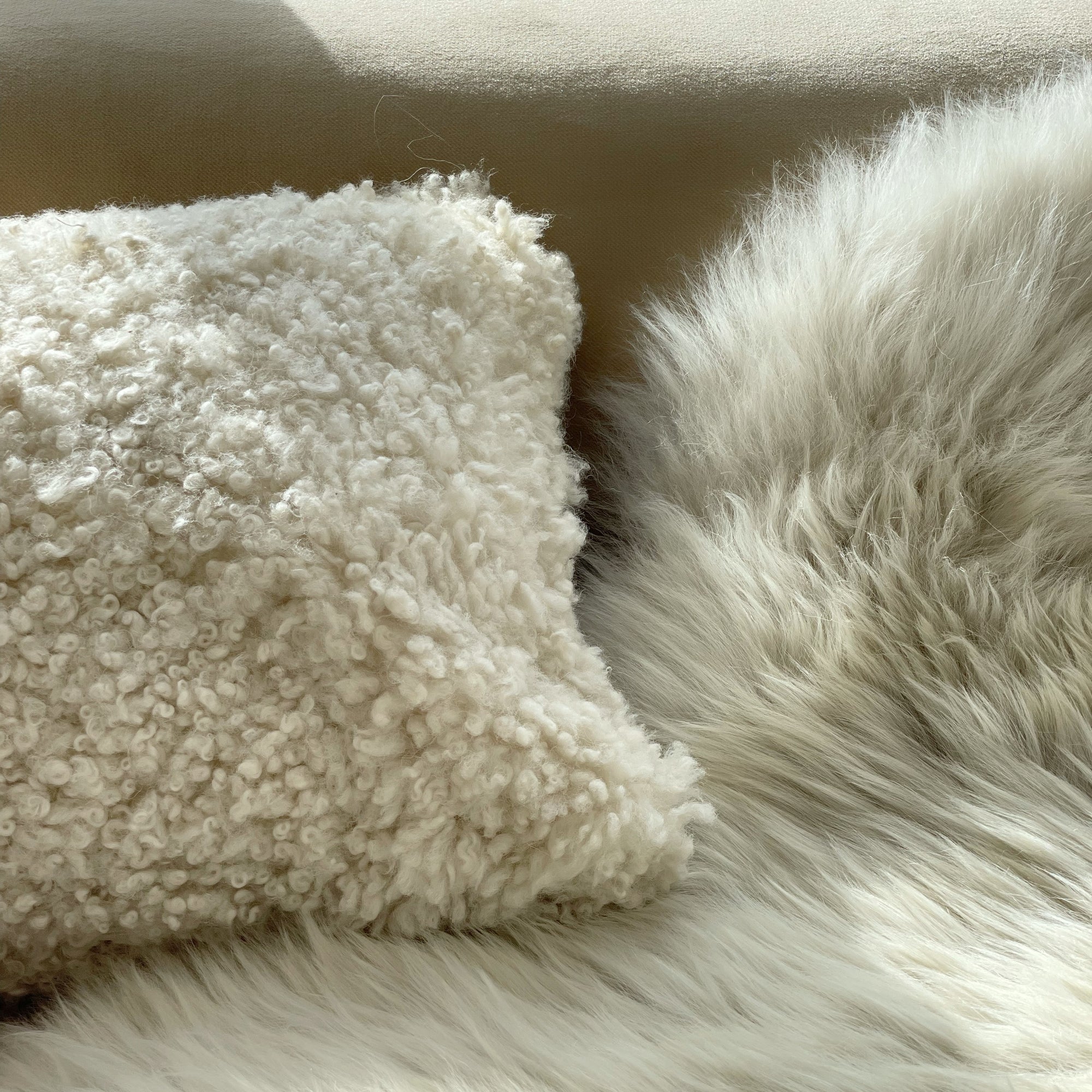 Genuine Australian Merino Sheepskin - Linen