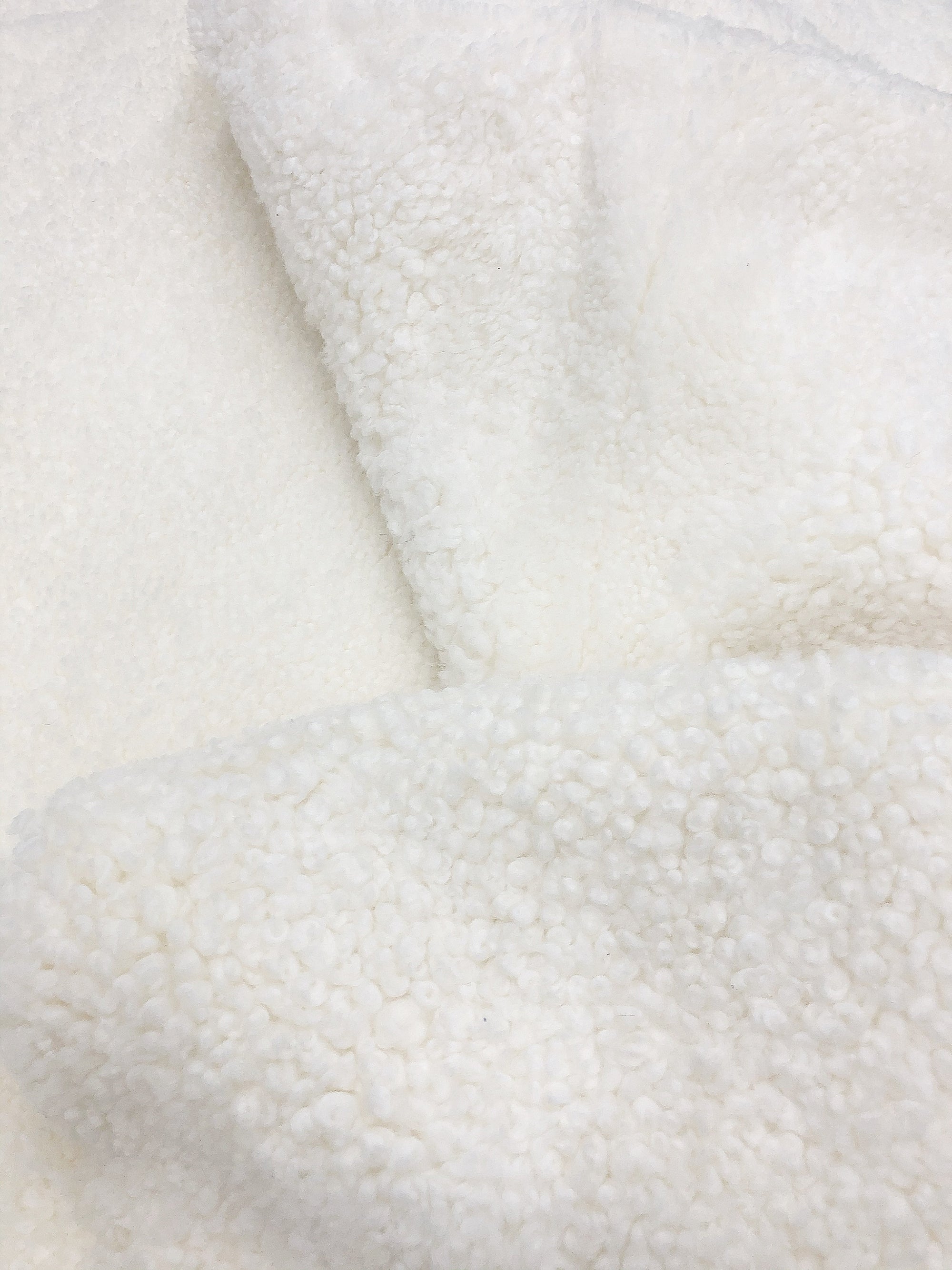 Australian Shearling Sheepskin Cushions Square in 2 sizes - Natural White