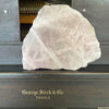 Thick Cut Natural Rose Quartz Crystal Slab B
