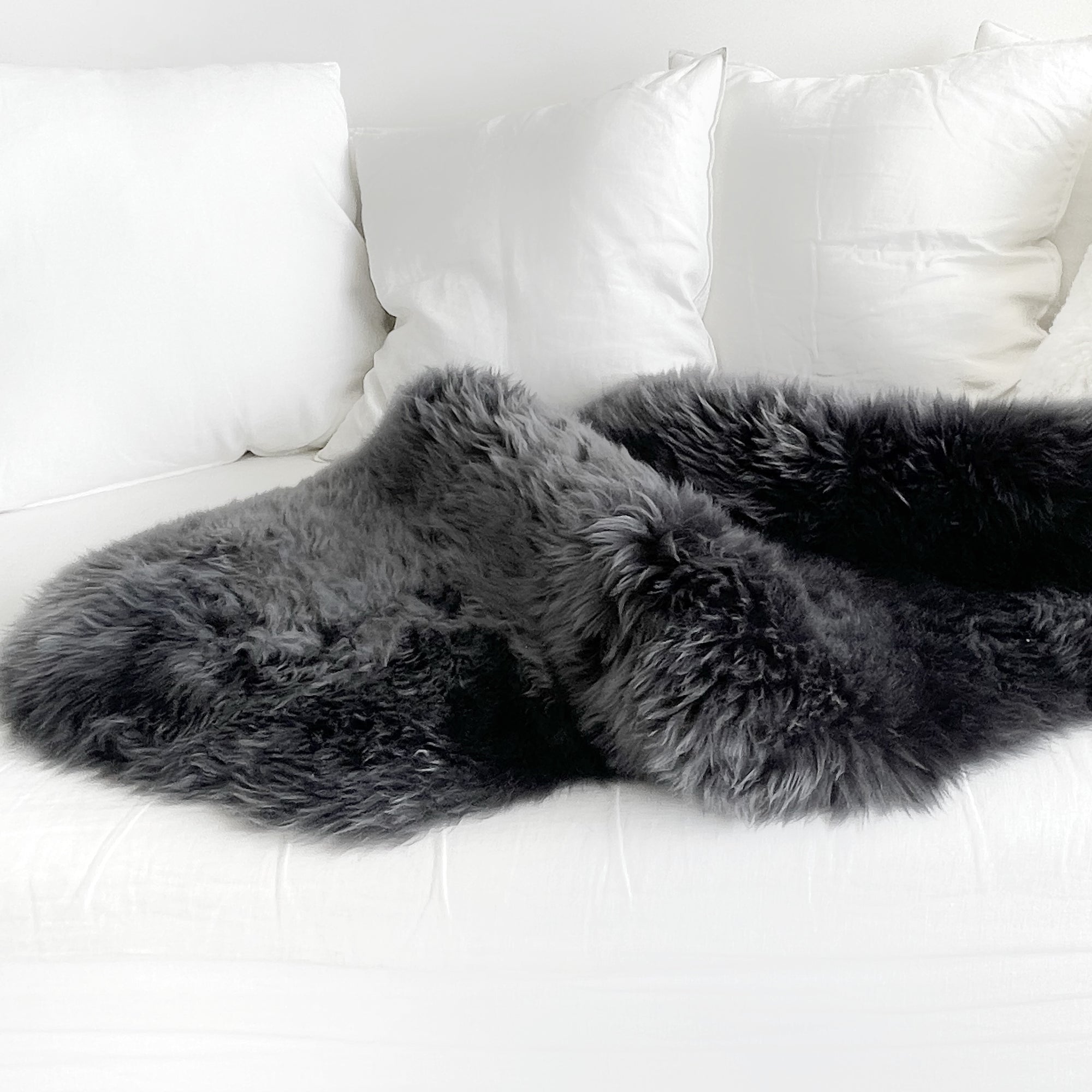 Genuine Australian Merino Sheepskin - Charcoal
