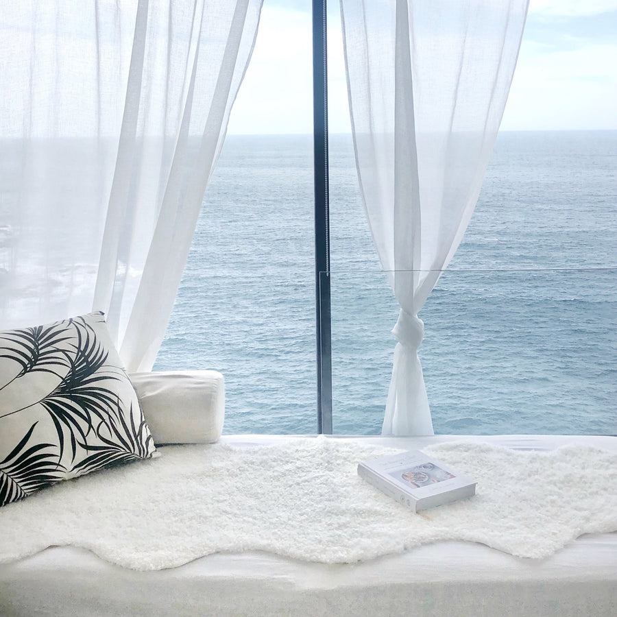 Australian Shearling Sheepskin - Natural White (3 sizes)