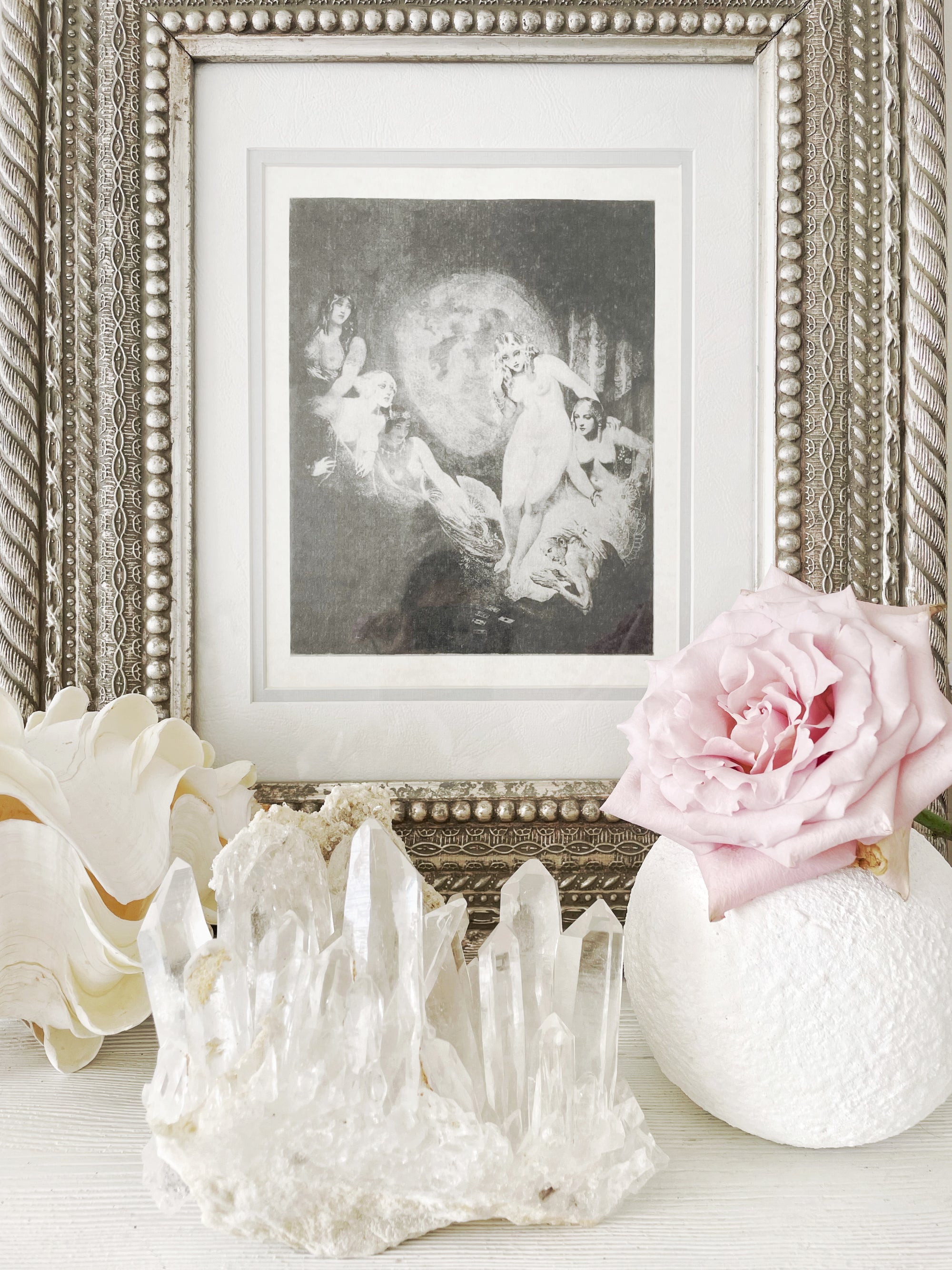 Feature Piece: Clear Quartz Cluster I - Crown Formation