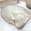 Extra Large Real Natural Pearl Shell Plate Caviar Server