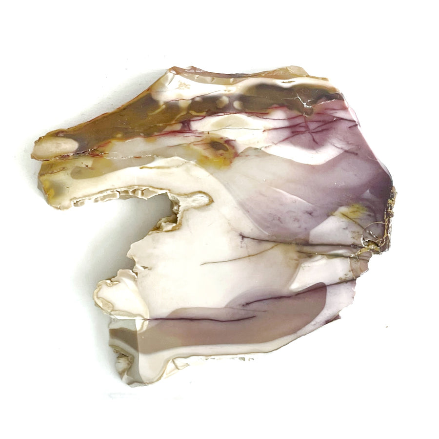 Thick Cut Natural Mookaite (Australian Jasper) Crystal Slab Platter Tray III