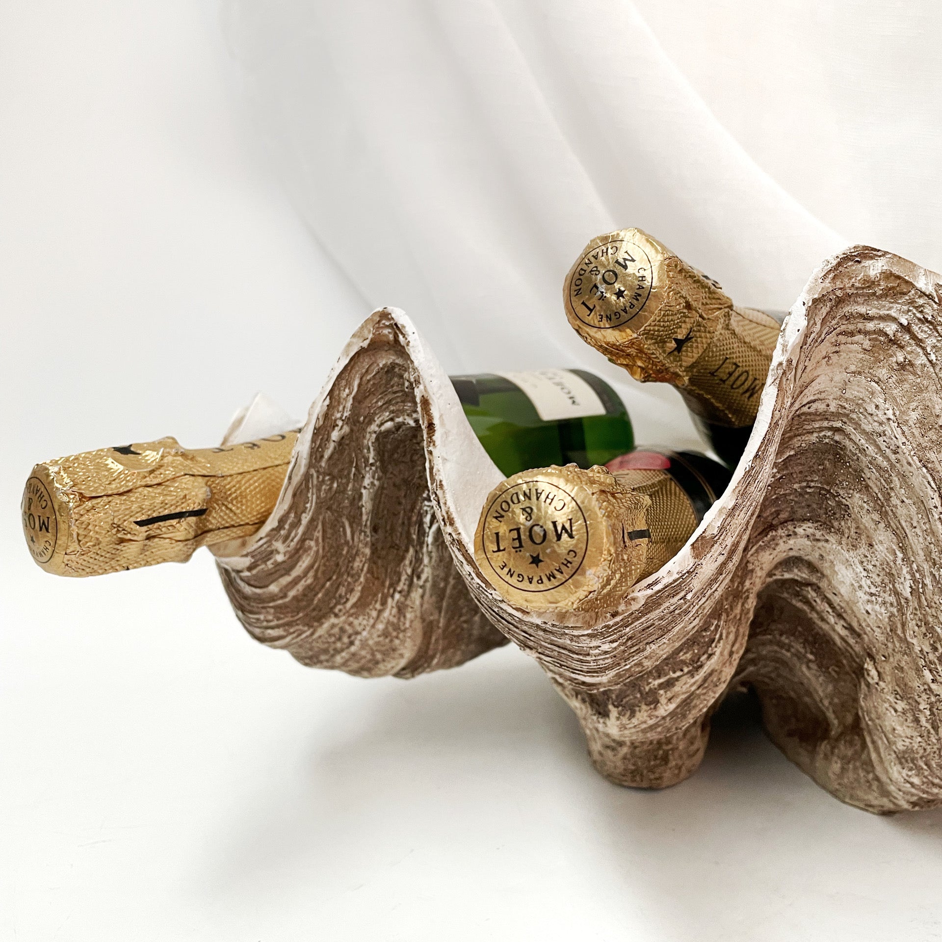 Resin Faux Giant Clamshell Clam 'Natural' 41 CM