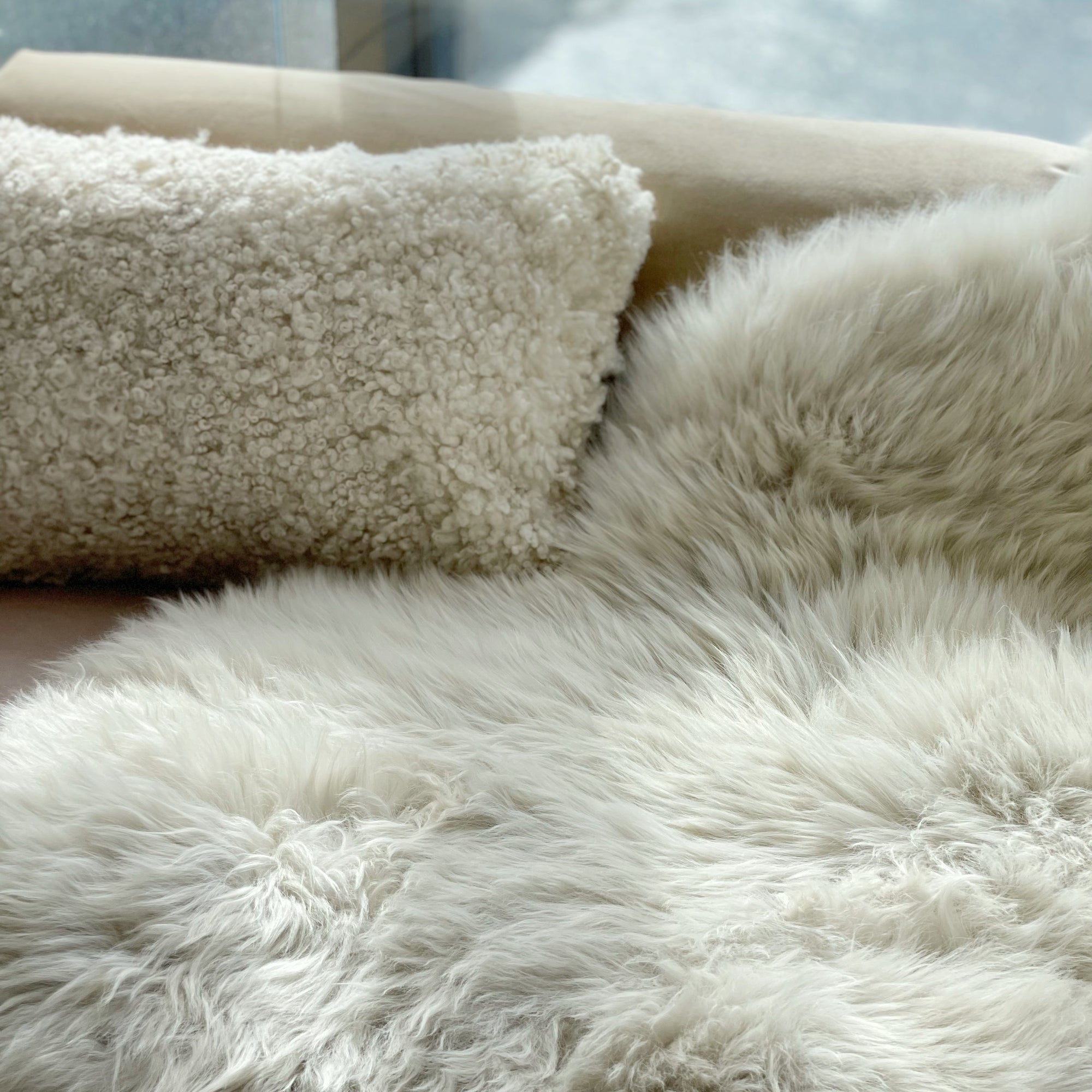 Genuine Australian Merino Sheepskin - Linen