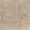 Real Tibetan Fur Mongolian Lambskin Sheepskin Cushion - Fawn