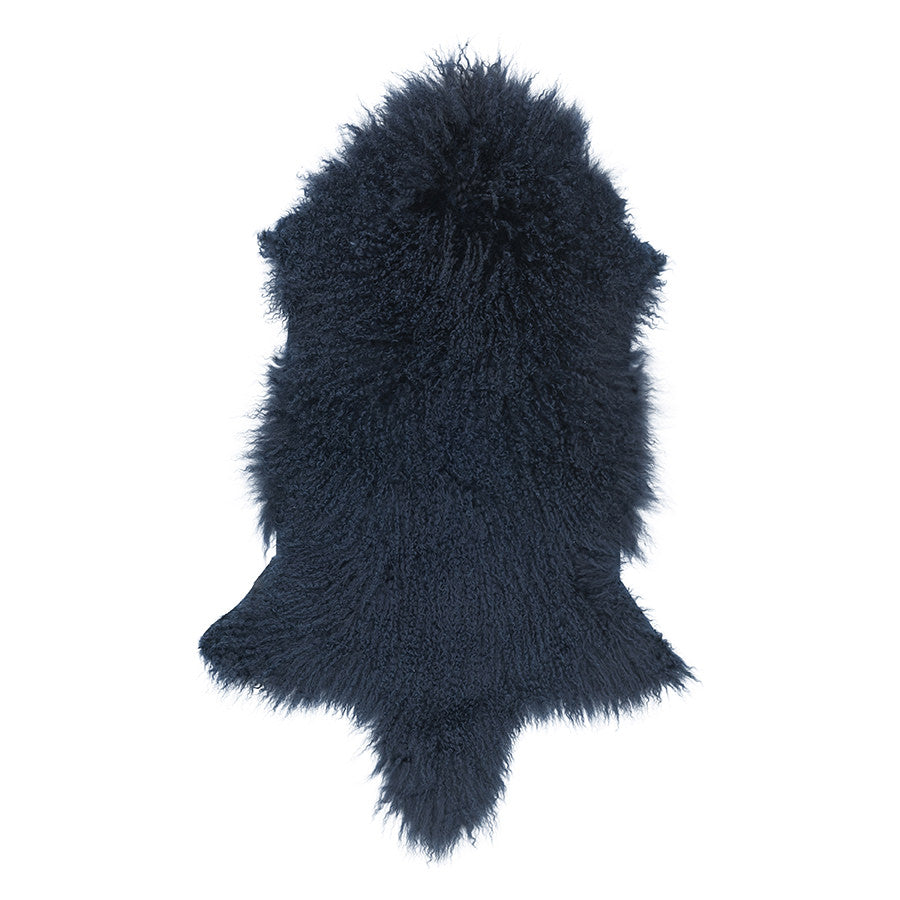 Real Tibetan Fur Mongolian Sheepskin Throw Rug***17 COLOURS***