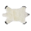 Polar Bear Sheepskin Rug Decor