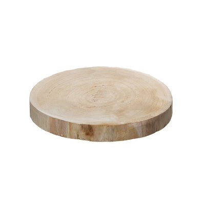 Natural Wood Slice Round Large